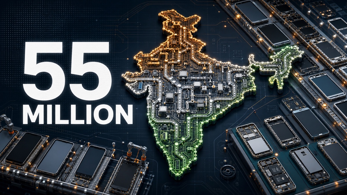 India assembled an estimated 55 million iPhones in 2025